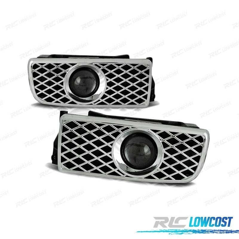 Faros Antiniebla BMW E36 Fondo Cromado