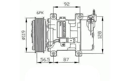 Compresor de climatización Citroen C3 PLURIEL