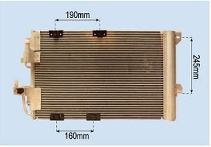 CONDENSADOR CLIM 1.4L16V/1.6L16V/(1.8l16v/2.2l16v)COUPE)/2.0L DI16V (540x380x16) Opel ZAFIRA