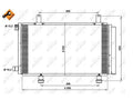 Condensador de climatización 1,6L 16v - 4x4 - 1,9D Multijet. Fiat SEDICI