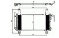 Condensador de climatización 1,3L 16v Mazda 6