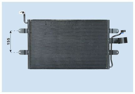 Condensador de climatización Seat IBIZA