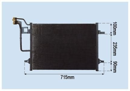 Condensador de climatización Skoda SUPERB