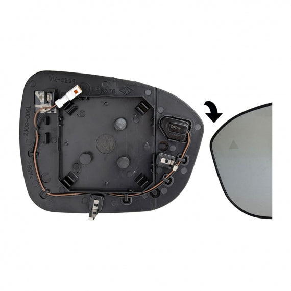 Cristal de retrovisor izquierdo Mitsubishi OUTLANDER