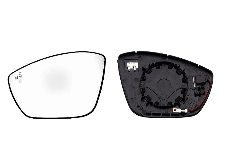 Cristal de retrovisor izquierdo Peugeot 208