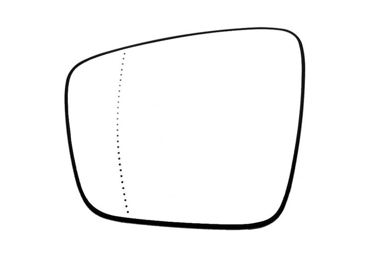 Cristal de retrovisor izquierdo Nissan TOWNSTAR
