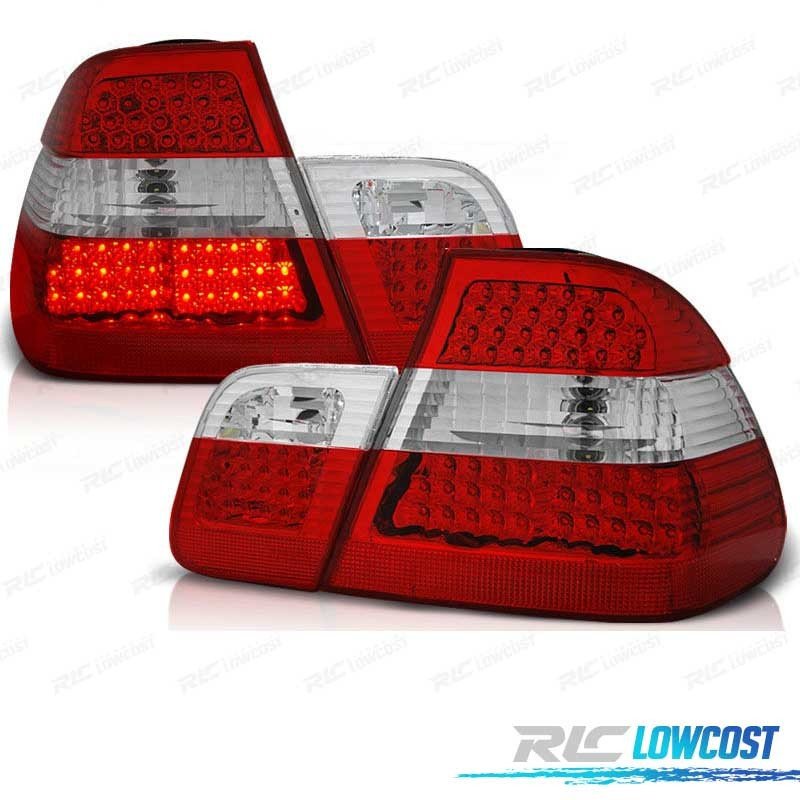 Pilotos BMW E46 98-01 LED ROJO Cromo | TDH Performance