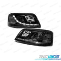 Faros PARA Volkswagen VW T5 03-09 DRL Negros