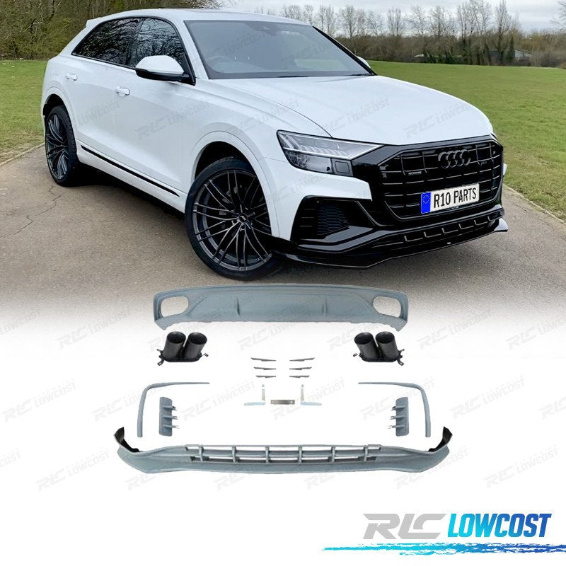 KIT Carroceria AUDI Q8 18- LOOK ABT RSQ8 Difusor + LIP Frontal + Colas | TDH Performance