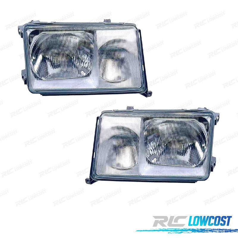 Faros Mercedes W124 89-93 Berlina Coupé Fondo Plata