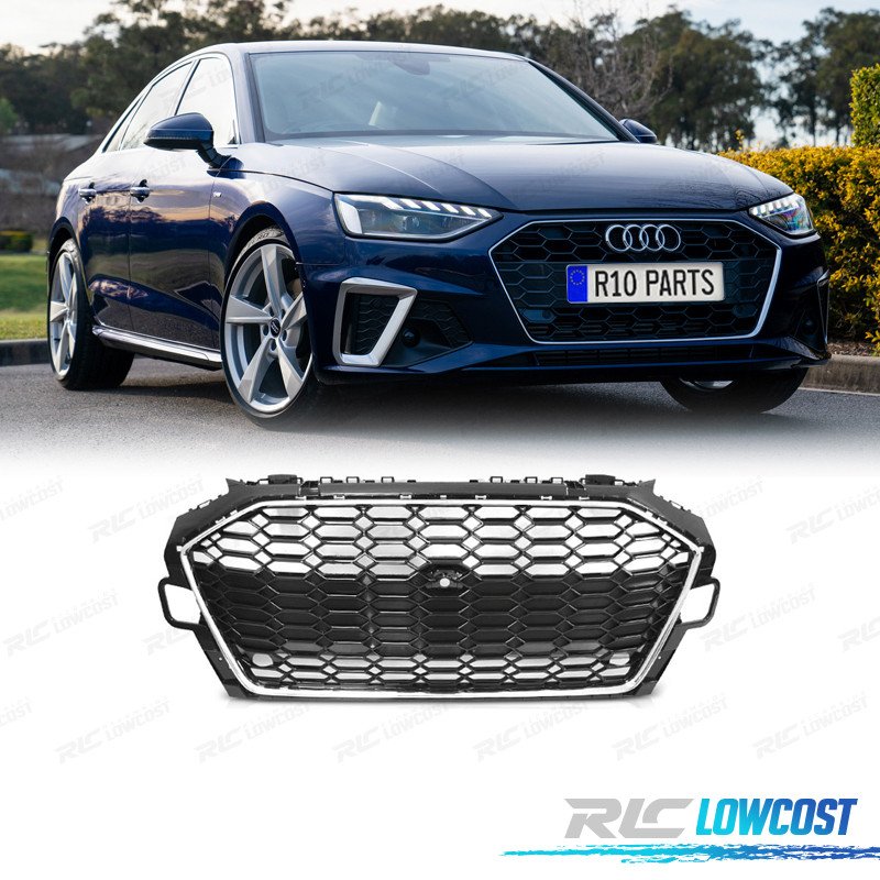 Parrilla AUDI A4 B9 19- LOOK S LINE Negro Cromo | TDH Performance
