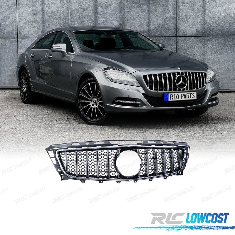 Parrilla Mercedes CLS C218 11-14 LOOK GT Negro Cromo | TDH Performance