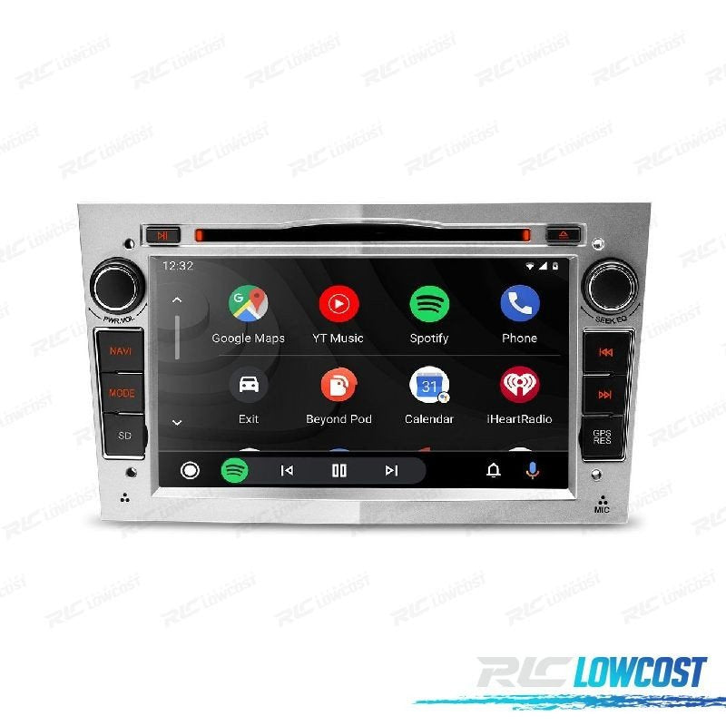 Radio GPS Android 11 GRIS Claro PARA OPEL Astra H Vivaro Zafira Vectra Corsa D