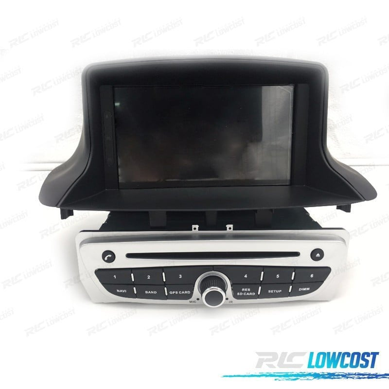 Radio GPS Android 11 PARA Renault Megane 3 09–15 Color GRIS
