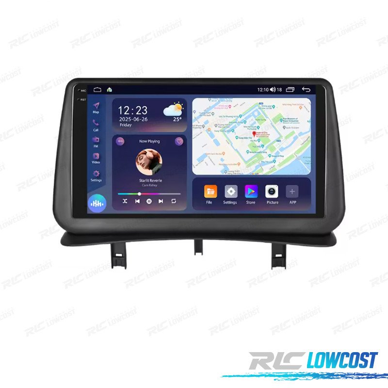 Radio GPS Android 13 Renault CLIO 3 05-14