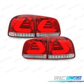Pilotos Volkswagen VW Touareg I 7L 02-10 Cardna LED ROJO Claro Transparente | TDH Performance
