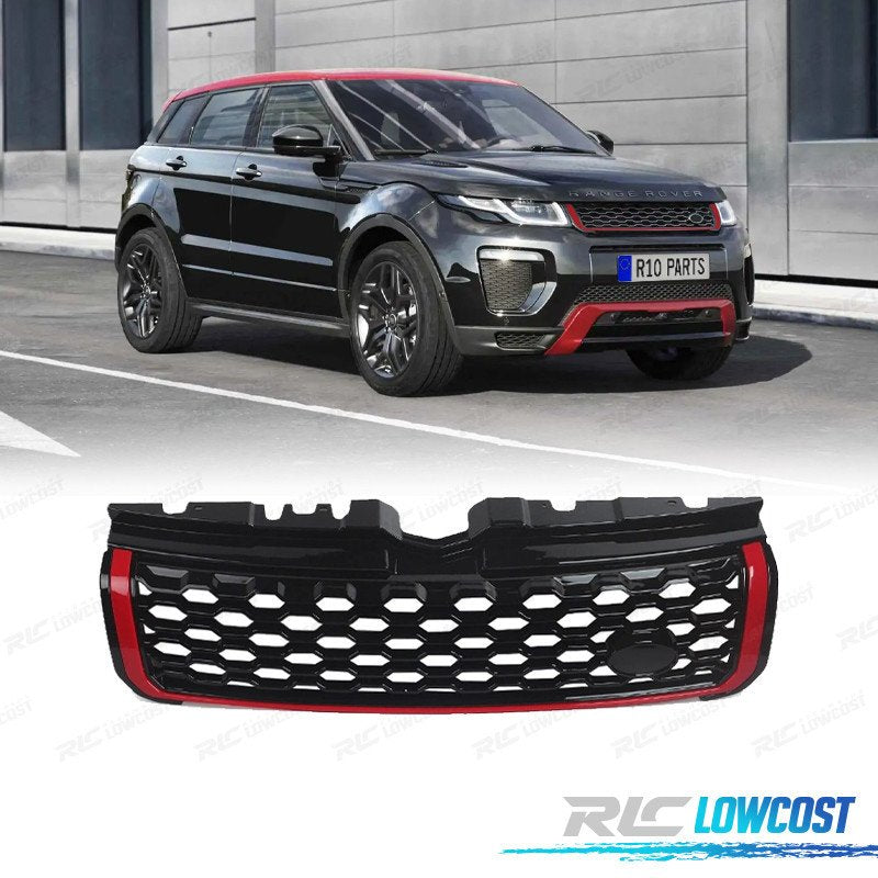 Parrilla Range Rover Evoque LOOK Dynamic Negro ROJO | TDH Performance