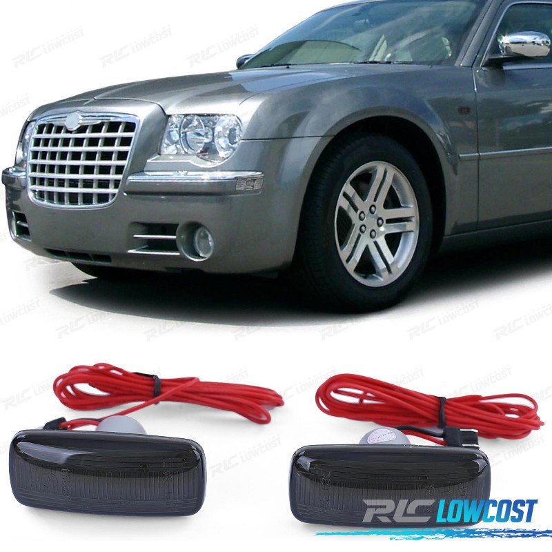 Intermitentes Laterales PARA Chrysler 200 07-16 300 05-06 300C 04-10 LED Negro | TDH Performance