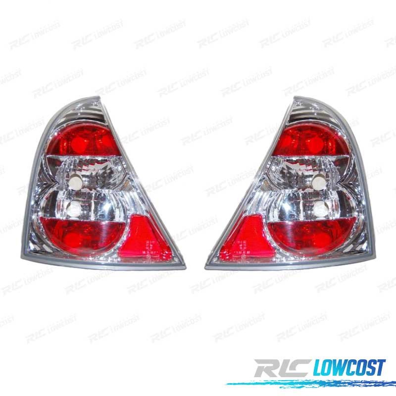 Pilotos PARA Renault CLIO 98-01 LOOK Lexus Fondo Cromo | TDH Performance
