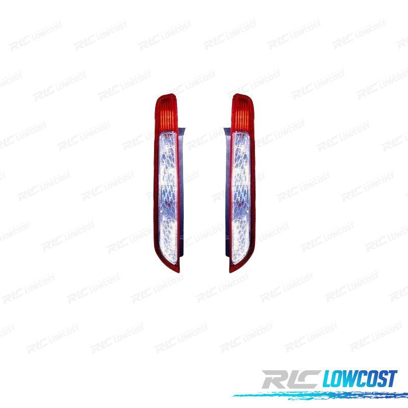 Pilotos PARA FORD Focus III 5P 08-10 Blanco ROJO