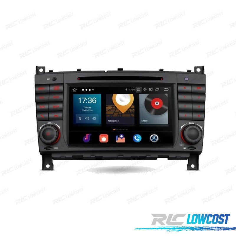 Radio GPS Android 13 PARA Mercedes G W463 06-08 C W203 04-07 CLK W209 04-06