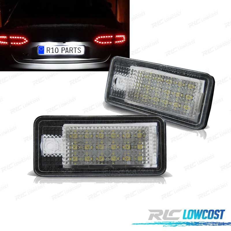 Luces Matrícula LED AUDI A3 A4 A6 Q7 Canbus | TDH Performance