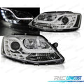 Faros TRU DRL PARA Volkswagen VW Jetta VI 11-14 Cromados