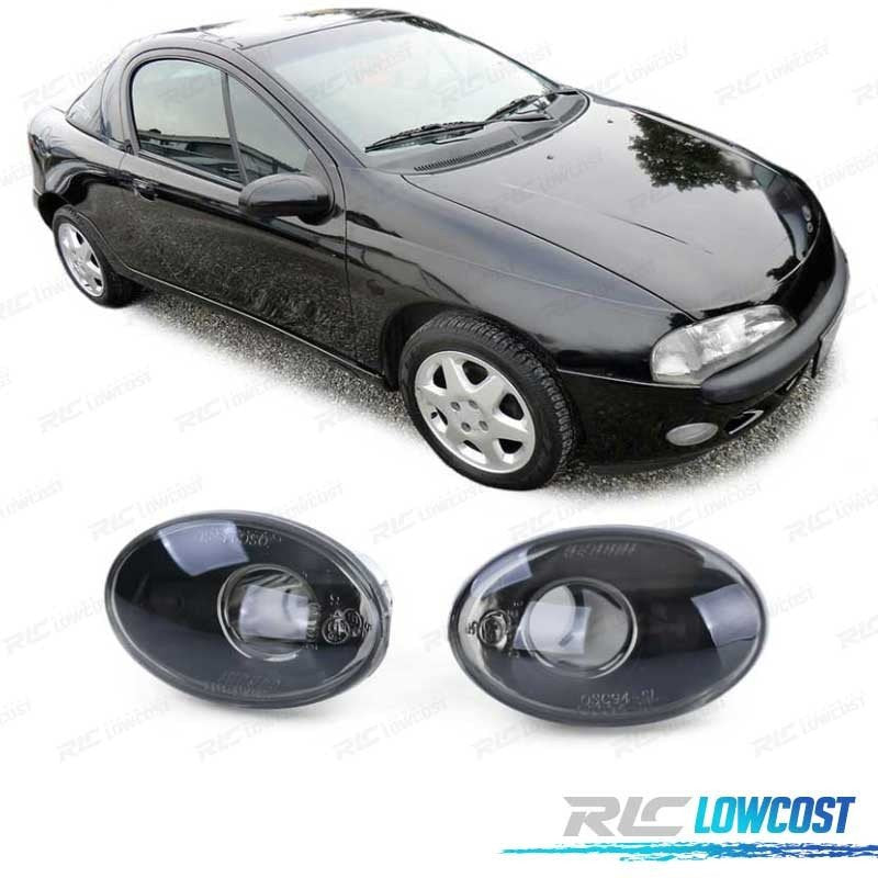 Intermitentes Laterales OPEL Astra F Corsa B C Tigra 00-06 Cristal Claro Negro