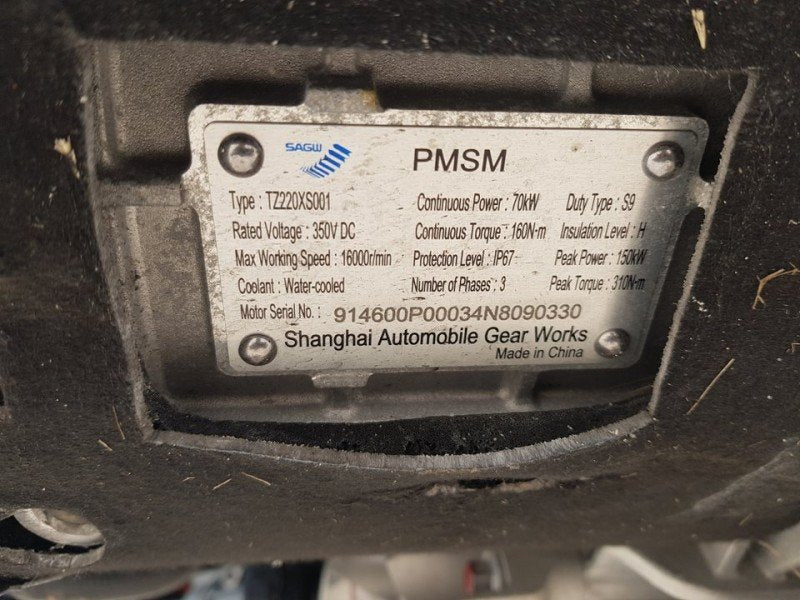 Motor Tz220Xs001 914600P Electrico Maxus E Deliver 9 L2 H1