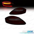 Pilotos PARA Porsche Boxster 987 Cayman 987C Light BAR Dinamic ROJO Ahumado | TDH Performance