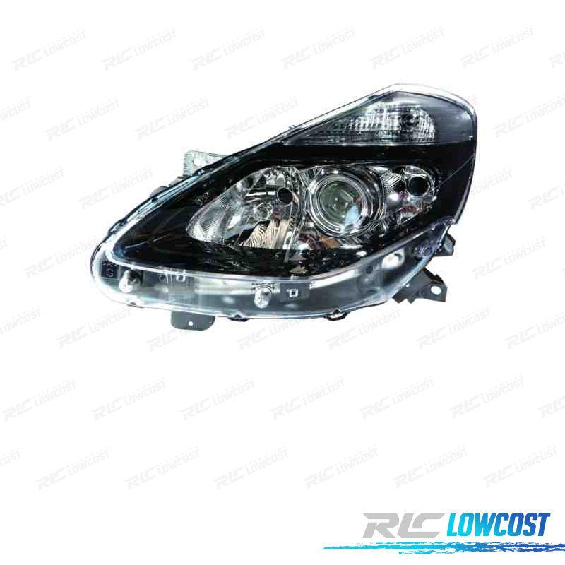 FARO IZQ PARA Renault CLIO III Collection 09-12 Negro