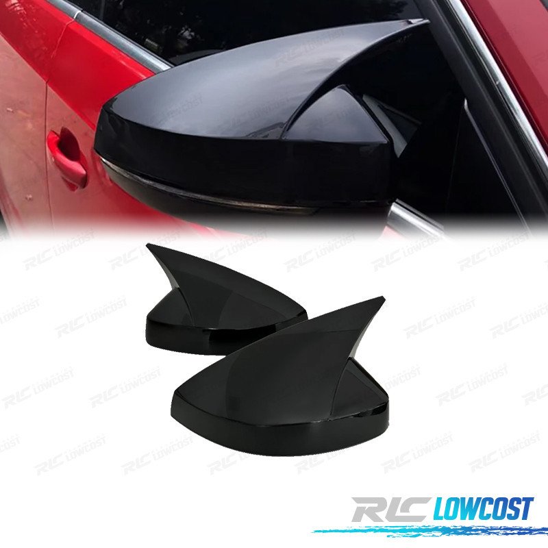 Carcasas Espejos AUDI A3 17-20 LOOK RS3 Negro Brillo | TDH Performance