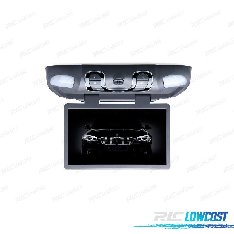 Pantalla Techo GRIS 15,6" CON DVD Altavoces LUZ Y Juegos 32bits