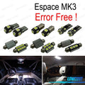KIT 10 Bombillas LED Interior PARA Renault Espace 3 III MK3 97-02 | TDH Performance