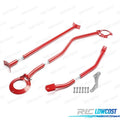 KIT Barras Estabilizadoras Ajustables Volkswagen VW POLO 86C 2F 81-94 ROJO