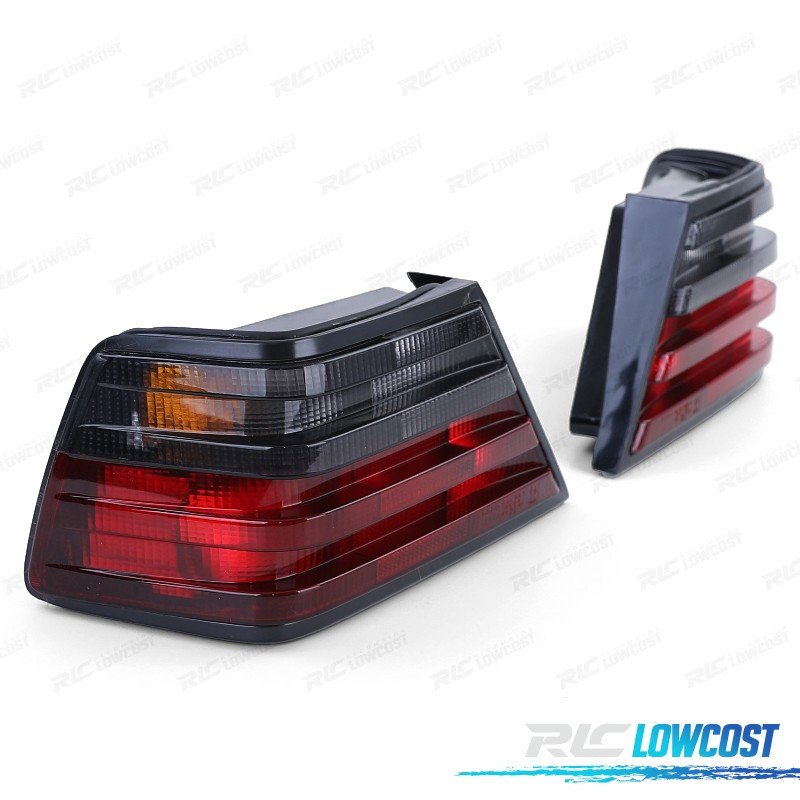 Pilotos Mercedes W124 85-93 ROJO Negro
