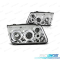 Faros Volkswagen VW BORA 98-05 OJOS Angel Fondo Cromo H1 H1 H3 | TDH Performance
