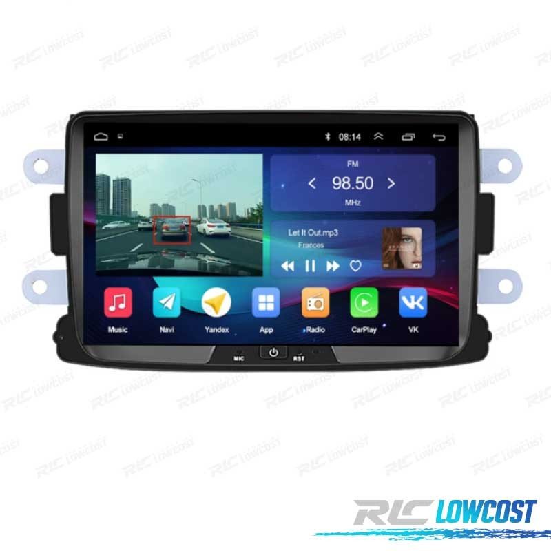 Radio GPS Android 12 PARA Dacia Duster Dokker Logan Sandero Lodgy Renault Captur Carplay