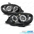Faros Citroen SAXO 99-04 OJOS Angel Fondo Negro | TDH Performance