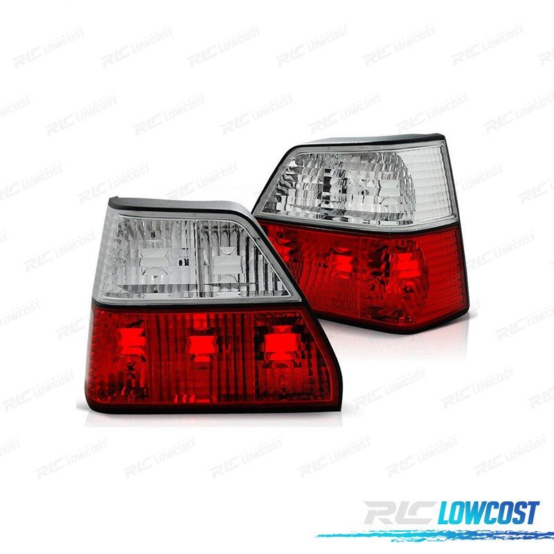 Pilotos Volkswagen VW GOLF 2 83-91 ROJO Blanco