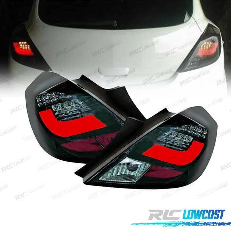 Pilotos OPEL Corsa D 06-14 LED Negro Ahumado | TDH Performance
