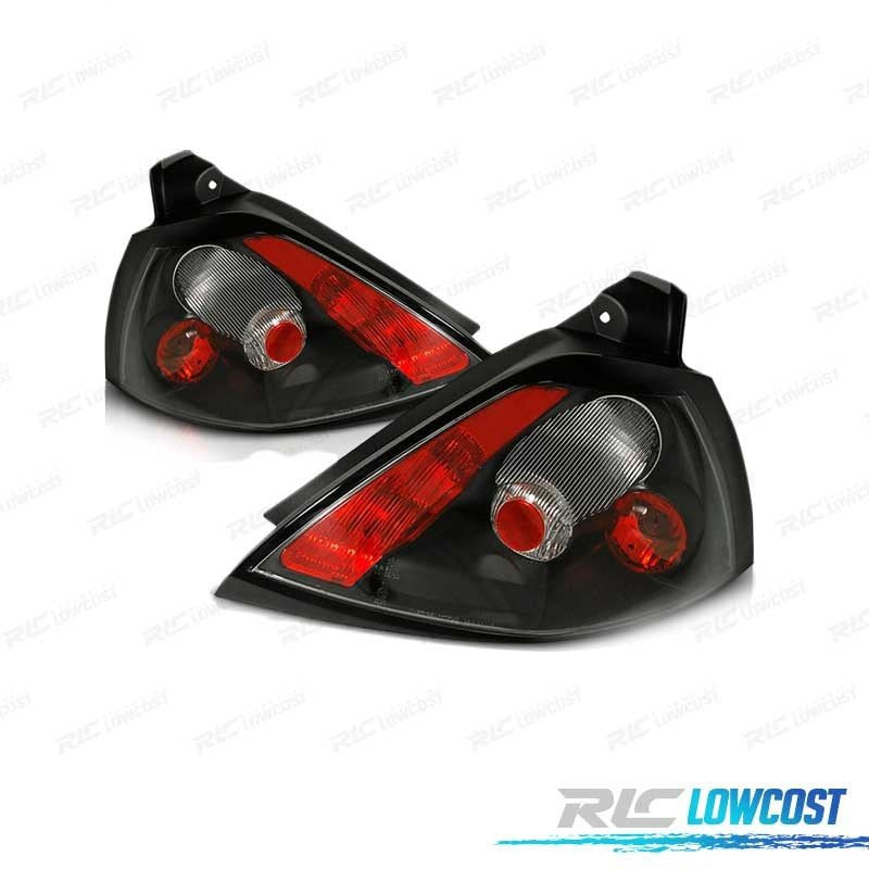 Pilotos PARA Renault Megane II 02-05 Negro LOOK Lexus | TDH Performance