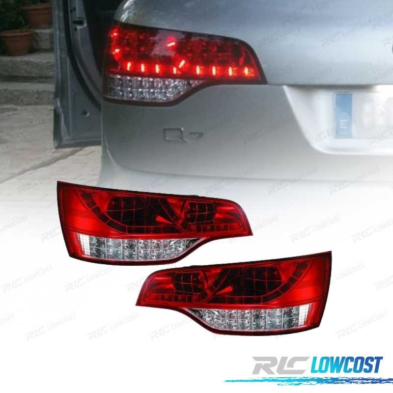 Pilotos AUDI Q7 05-09 LED ROJO Cromo | TDH Performance