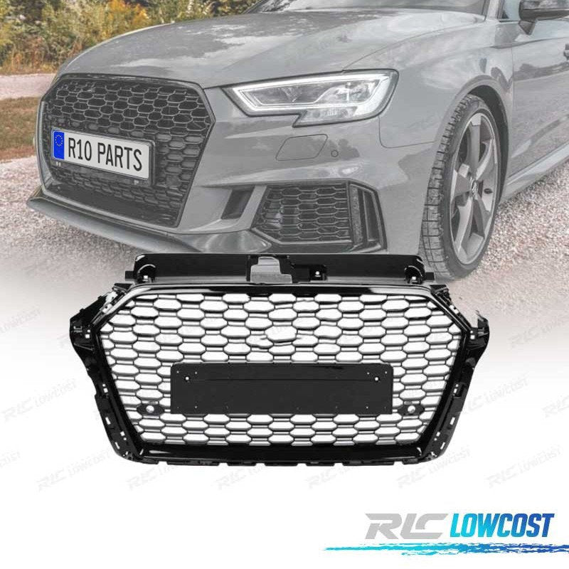 Parrilla AUDI A3 8V 16-20 LOOK RS3 Negro Brillo | TDH Performance