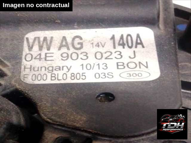 Alternador SEAT Leon 1.4 Tsi (2012) Ref. E11015625