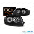 Faros OJOS Angel AUDI A3 8P 03-08 Fondo Negro | TDH Performance