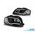 Faros AUDI A3 8P 03-08 TRU DRL Negros