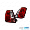 Pilotos PARA FIAT 500 07- ROJO Blanco LOOK Lexus | TDH Performance