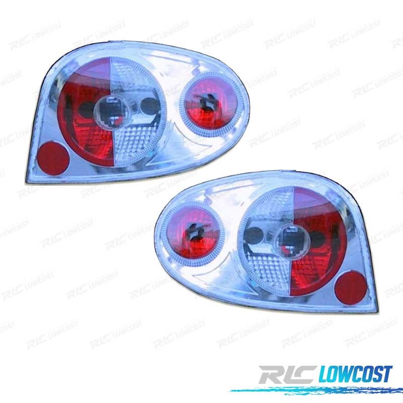 Pilotos Renault Megane Coupe 99-02 LOOK Lexus Fondo Cromo