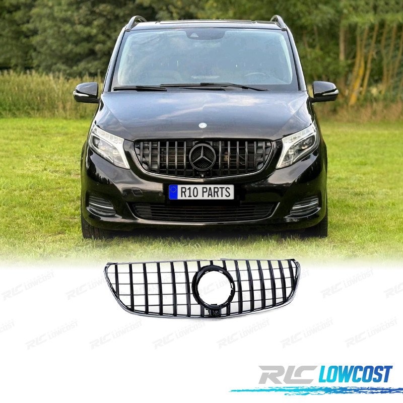 Parrilla Mercedes V W447 14-19 Negro Brillo | TDH Performance